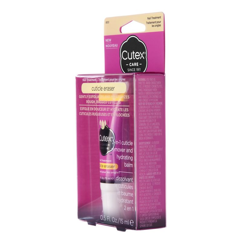Cutex Nail Cuticle Eraser - Nail Treatment - .5 fl oz