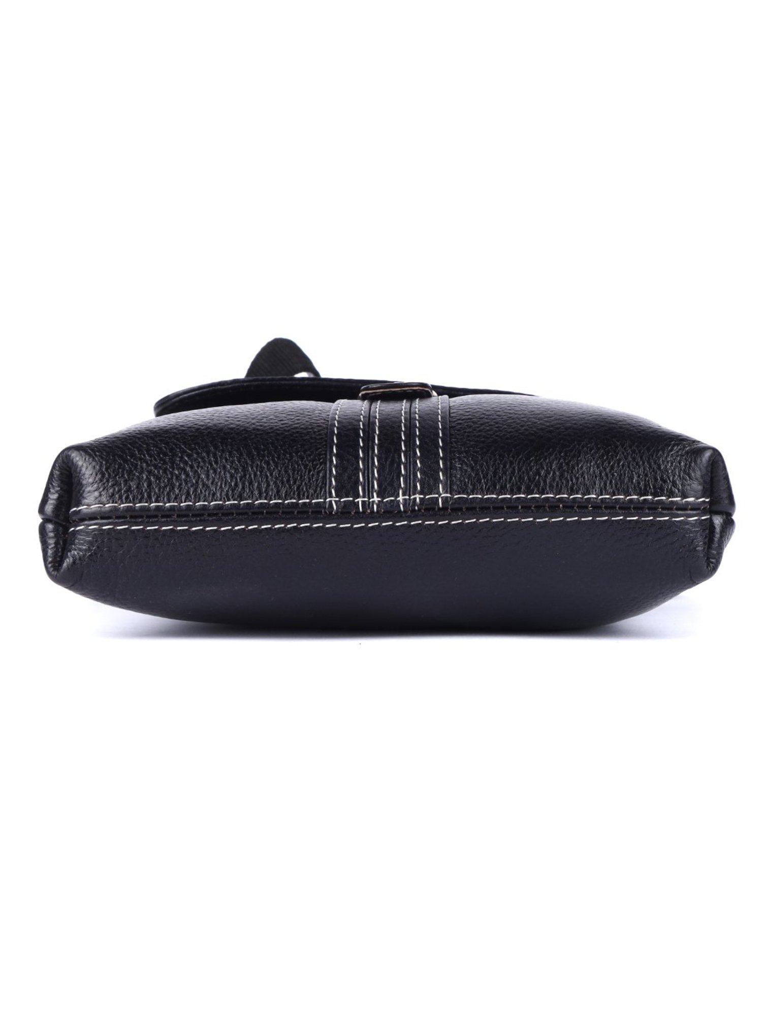 HiLEDER Pure Genuine Leather Messenger Shoulder Sling Cross Body Office Bag for Men and Women,Blue