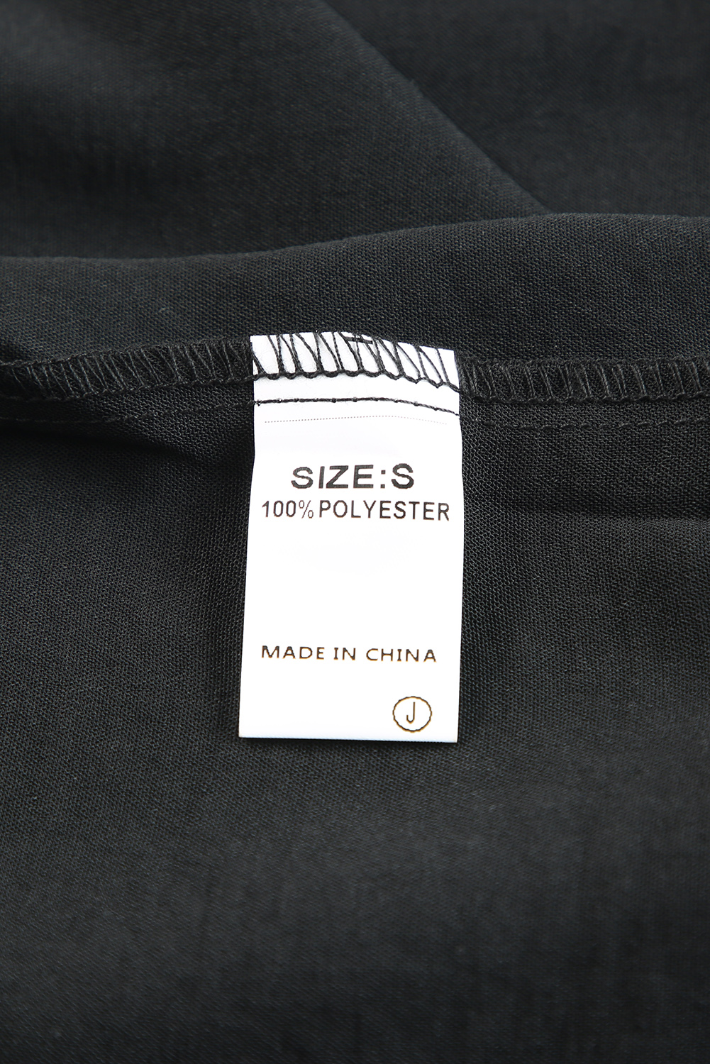 Black Plain Batwing Sleeve Business Casual Blouse