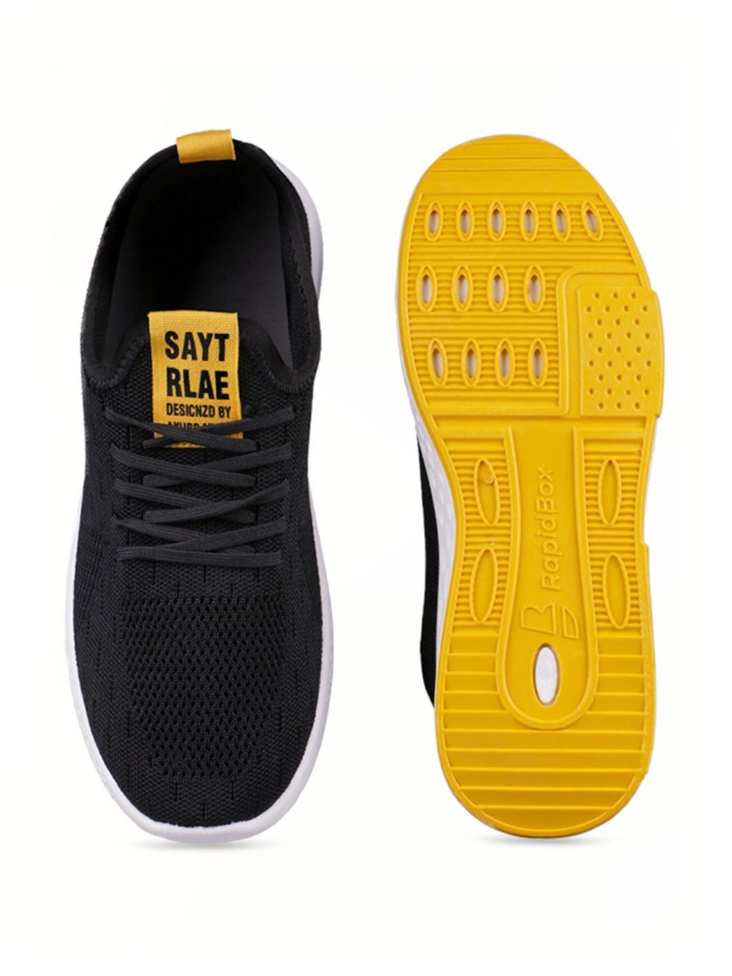 Rapid Box Men's Core Black Running Shoes