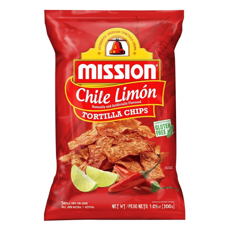 Mission Chile Limon Tortilla Chips - 7.05oz
