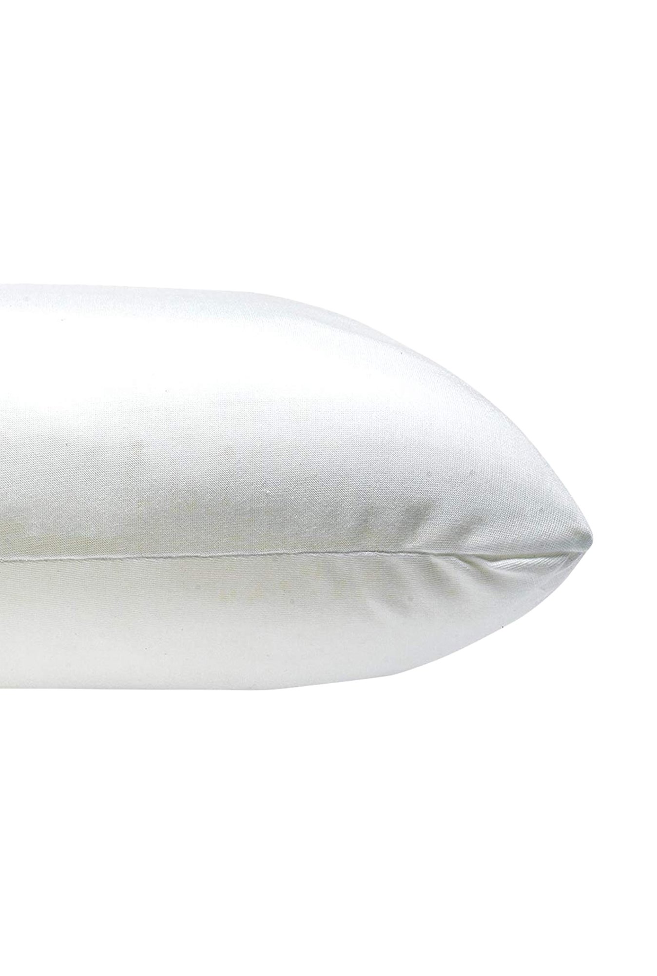 The White Willow White Solid Memory Foam Cushion - Set of 1