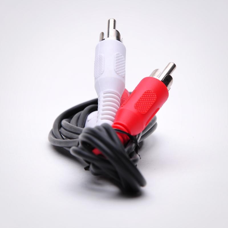 FireFold RCA-RWMM2-3 2 RCA Audio Cable - Male to Male 3ft - for connecting DVD players, VHS players, Sega Dreamcast, Nintendo 64