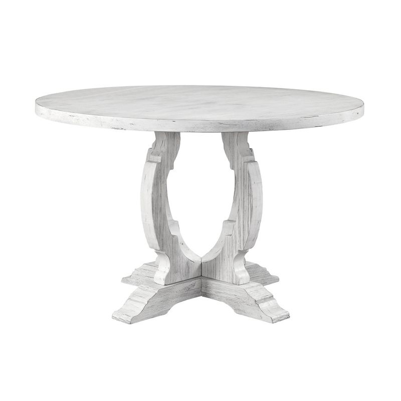 Bolden Park Round Dining Table White - Treasure Trove Accents