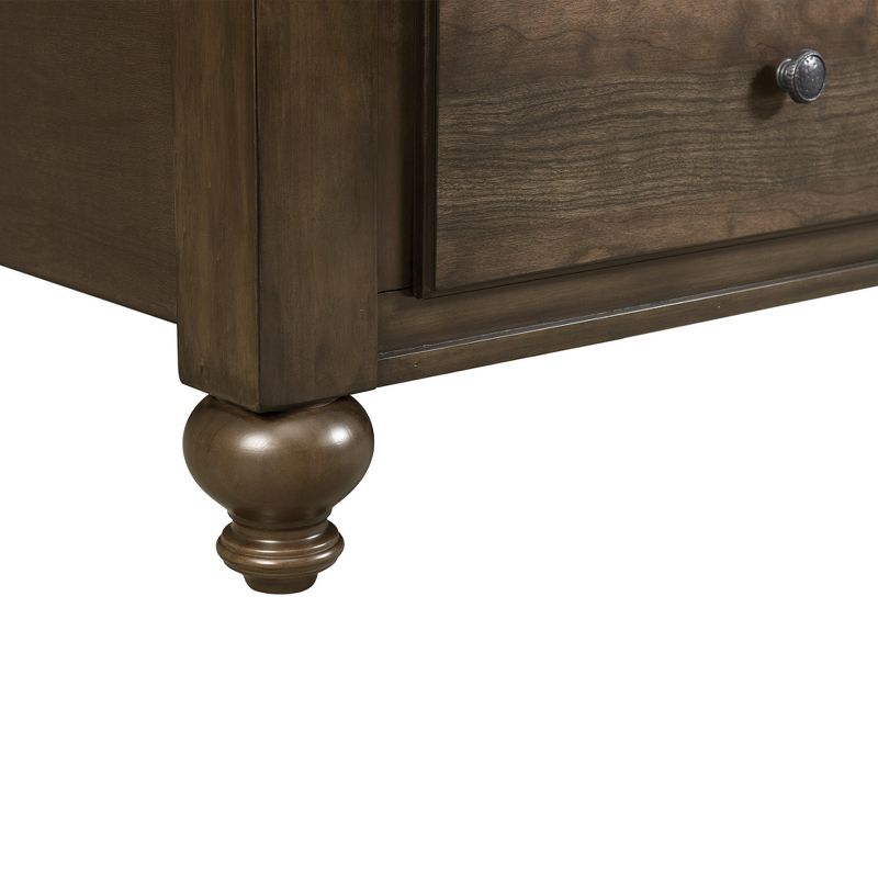 4pc Queen Channing 2 Drawer Storage Bedroom Set Dark Walnut - Picket House Furnishings