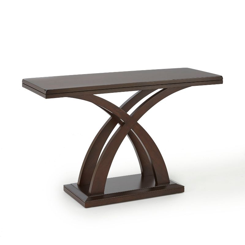 Jocelyn Sofa Table Espresso Cherry - Steve Silver
