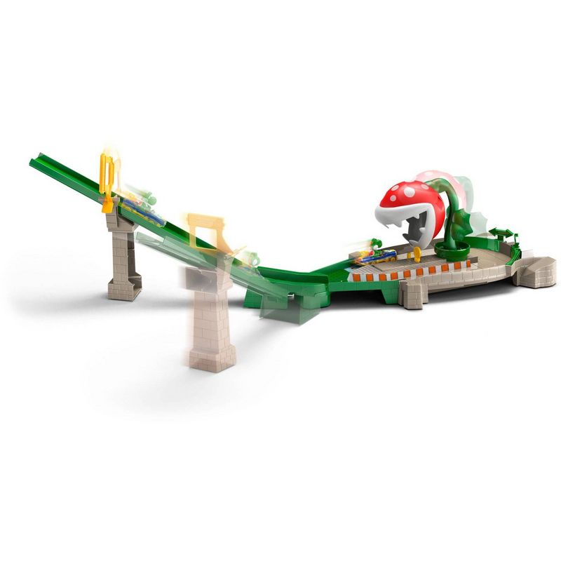Hot Wheels Mario Kart Piranha Plant Slide Trackset