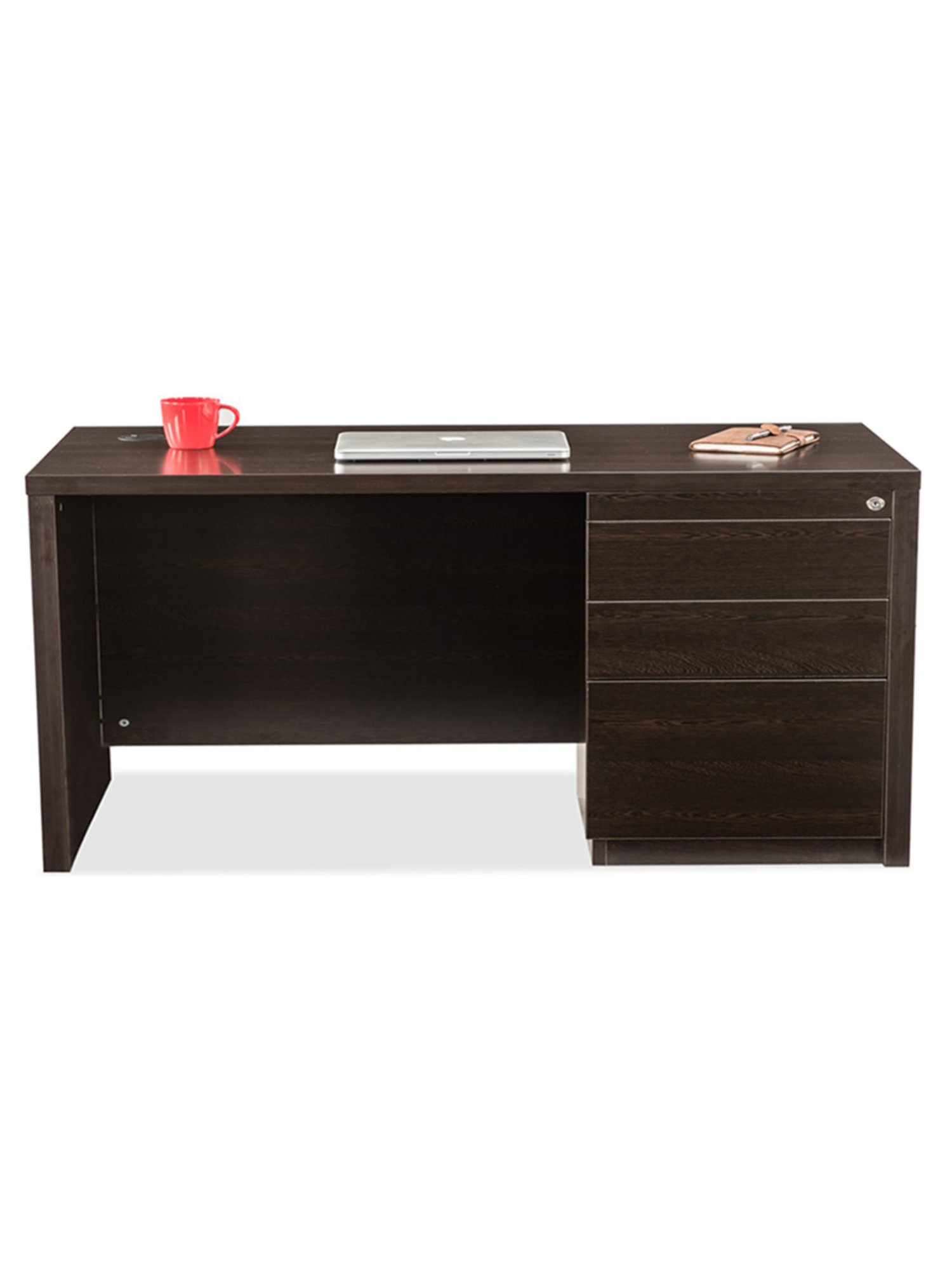 Durian Wenge Brown Engineered Wood Study Table