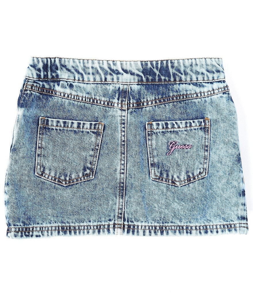 GB Girls Little Girls 2T-6X Smocked High Waisted Mini Skirt