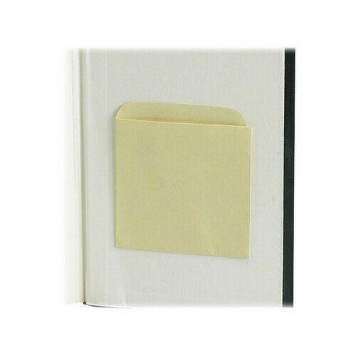 Quality Park Library Book Pocket - 3.50" X 4.12" - 250 / Box - Cream (QUA62273)