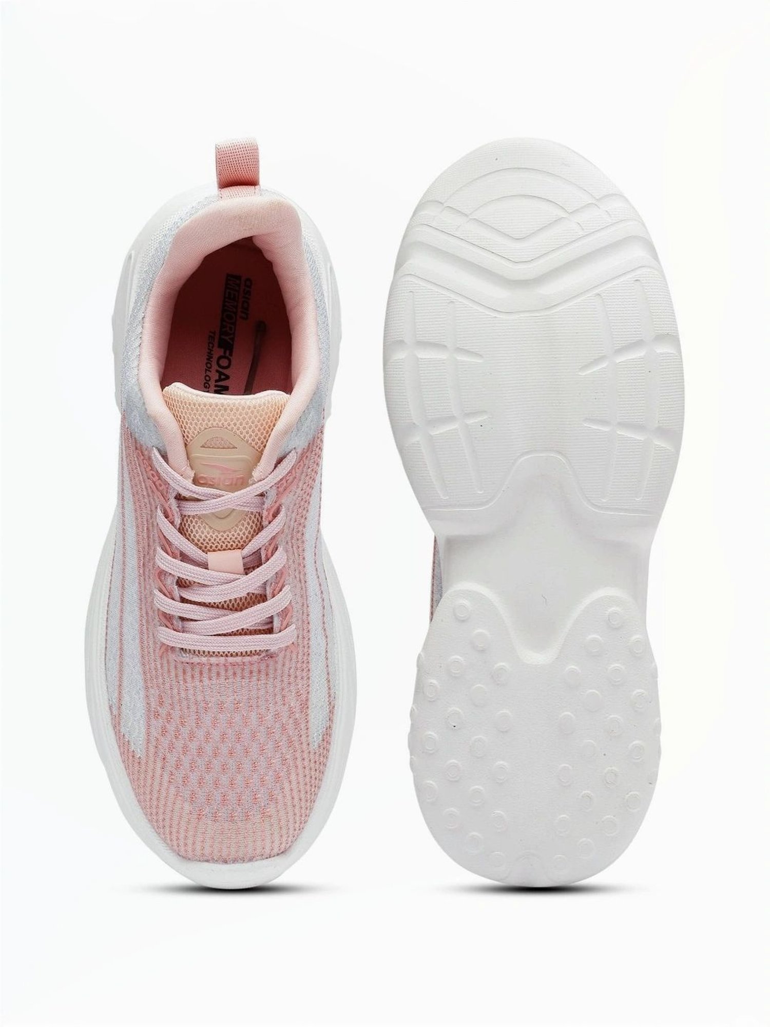 Asian Women's Peach Running Shoes