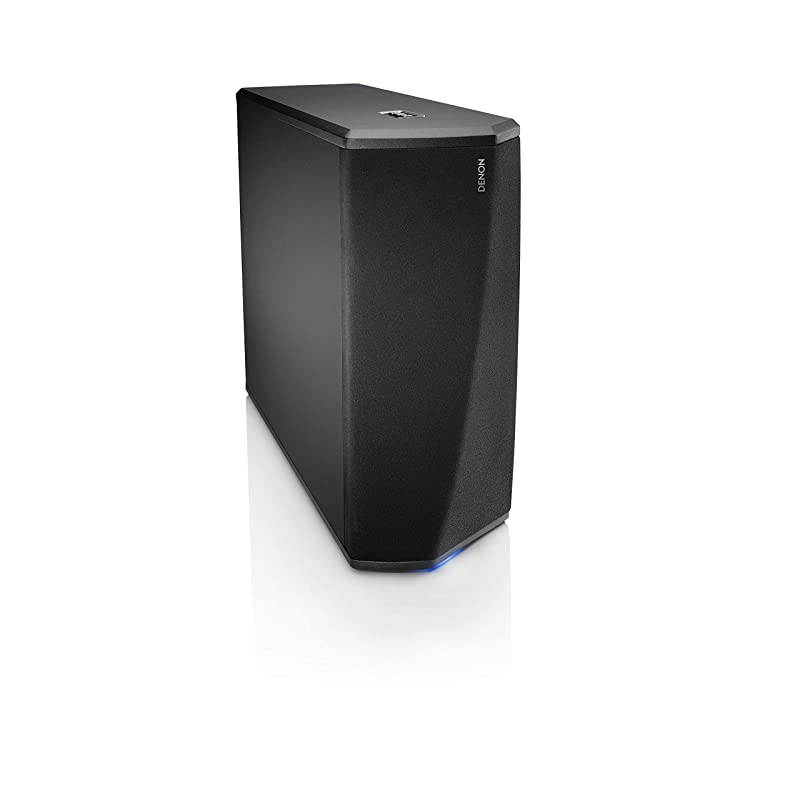 DSW-1H Wireless Subwoofer for DHT-S716H Premium Home Theater Soundbar System | Built-in Heos | Quick and Easy Setup | Black