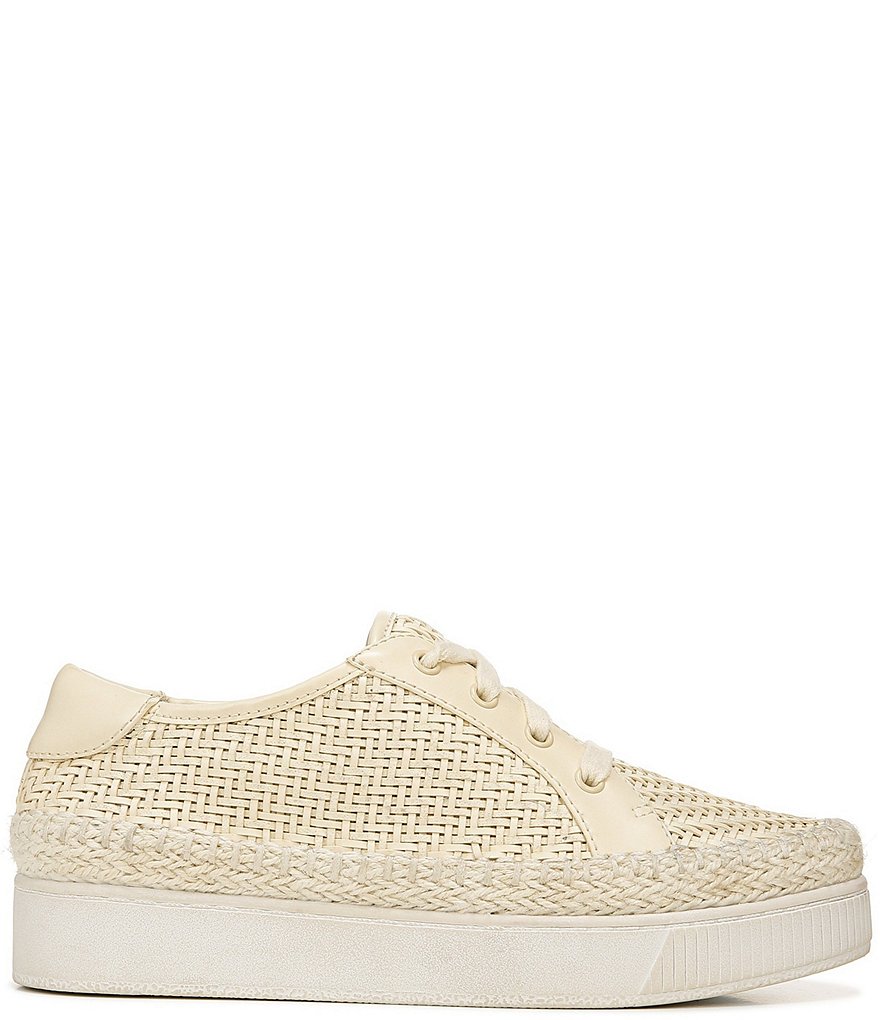 Franco Sarto Hyria Woven Lace-Up Platform Sneakers