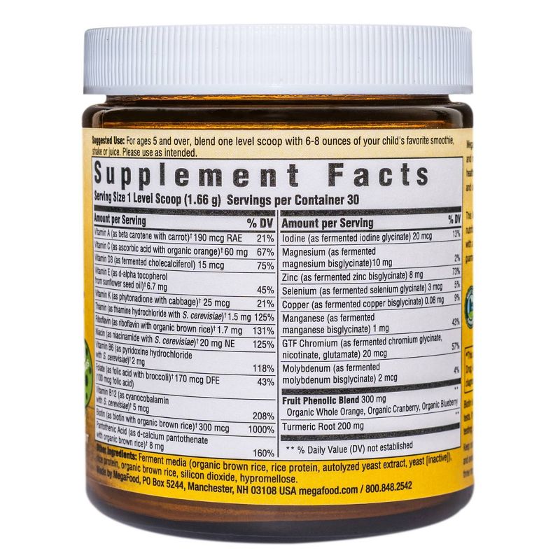 MegaFood Kid's Daily Multi Powder Supplement - 30ct