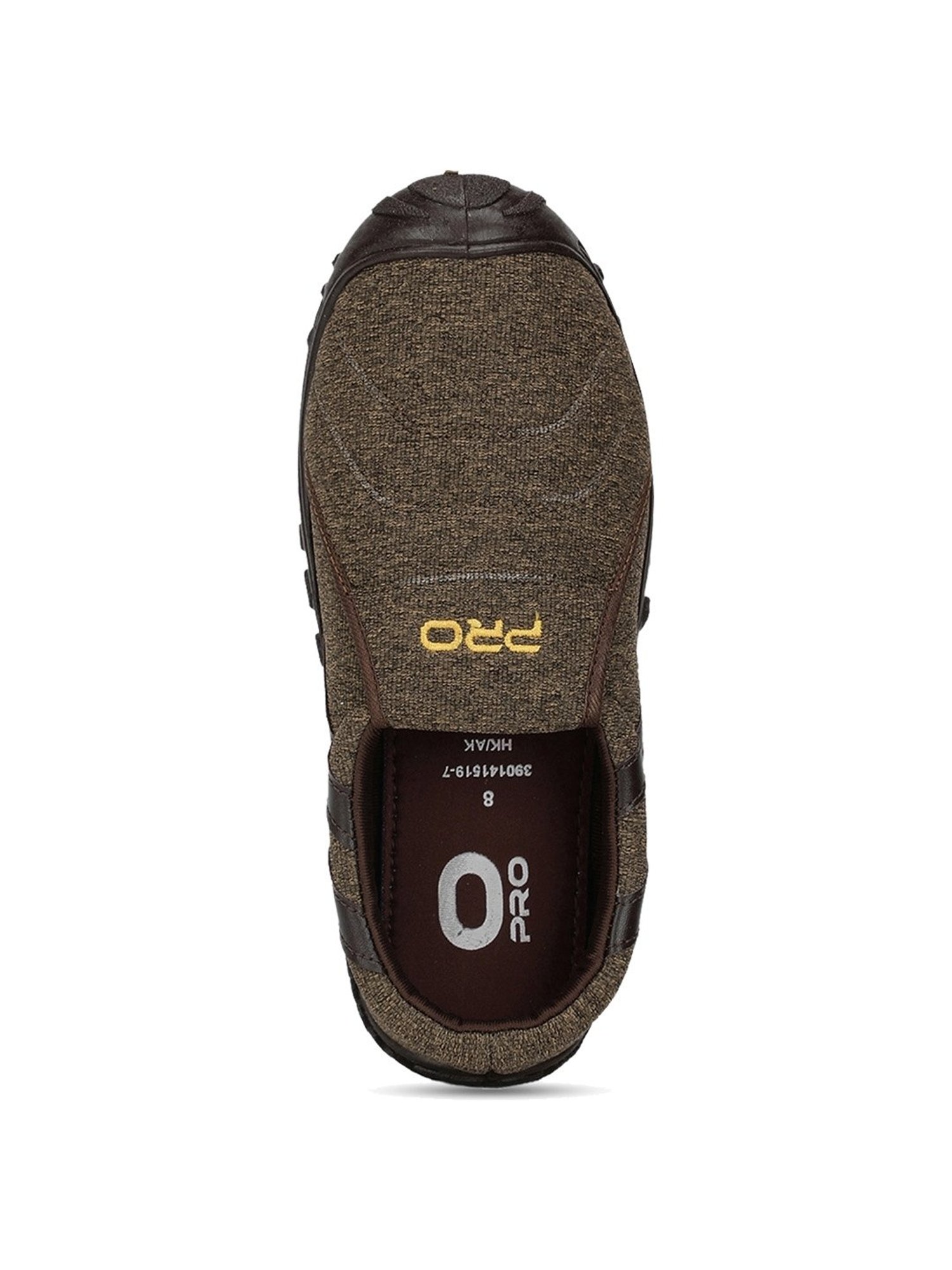 Pro by Khadims Men's Olive Walking Shoes