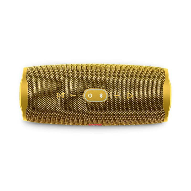 Charge 4 Portable Waterproof Wireless Bluetooth Speaker Bundle with divvi! Charge 4 Protective Hardshell Case - Yellow
