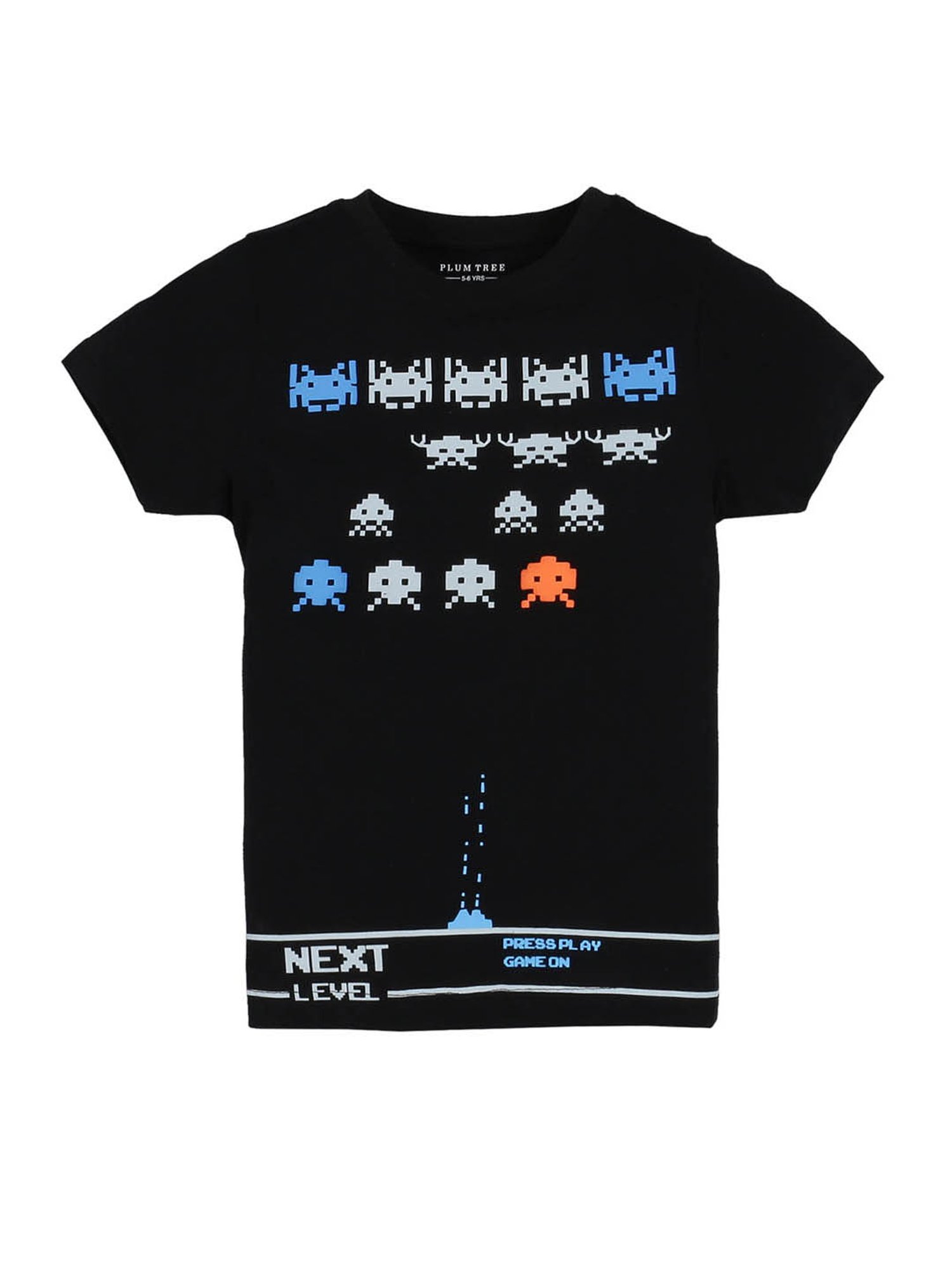 Plum Tree Kids Multicolor Printed T-Shirt (Pack Of 2)