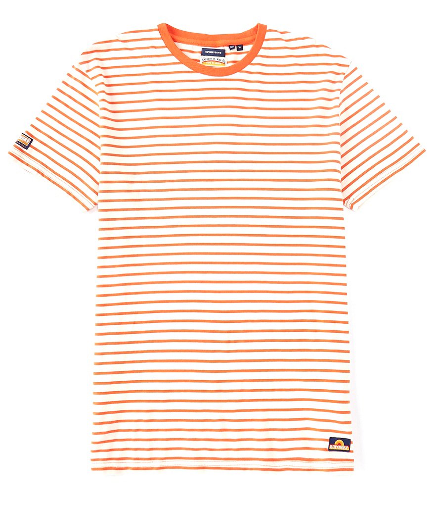 Superdry Short-Sleeve Cali Surf Breton Striped T-Shirt