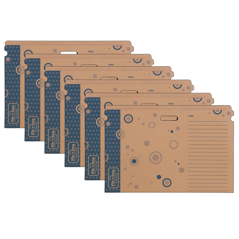 6pk Bulletin Board Sturdy Folder File 'N Save System - TREND