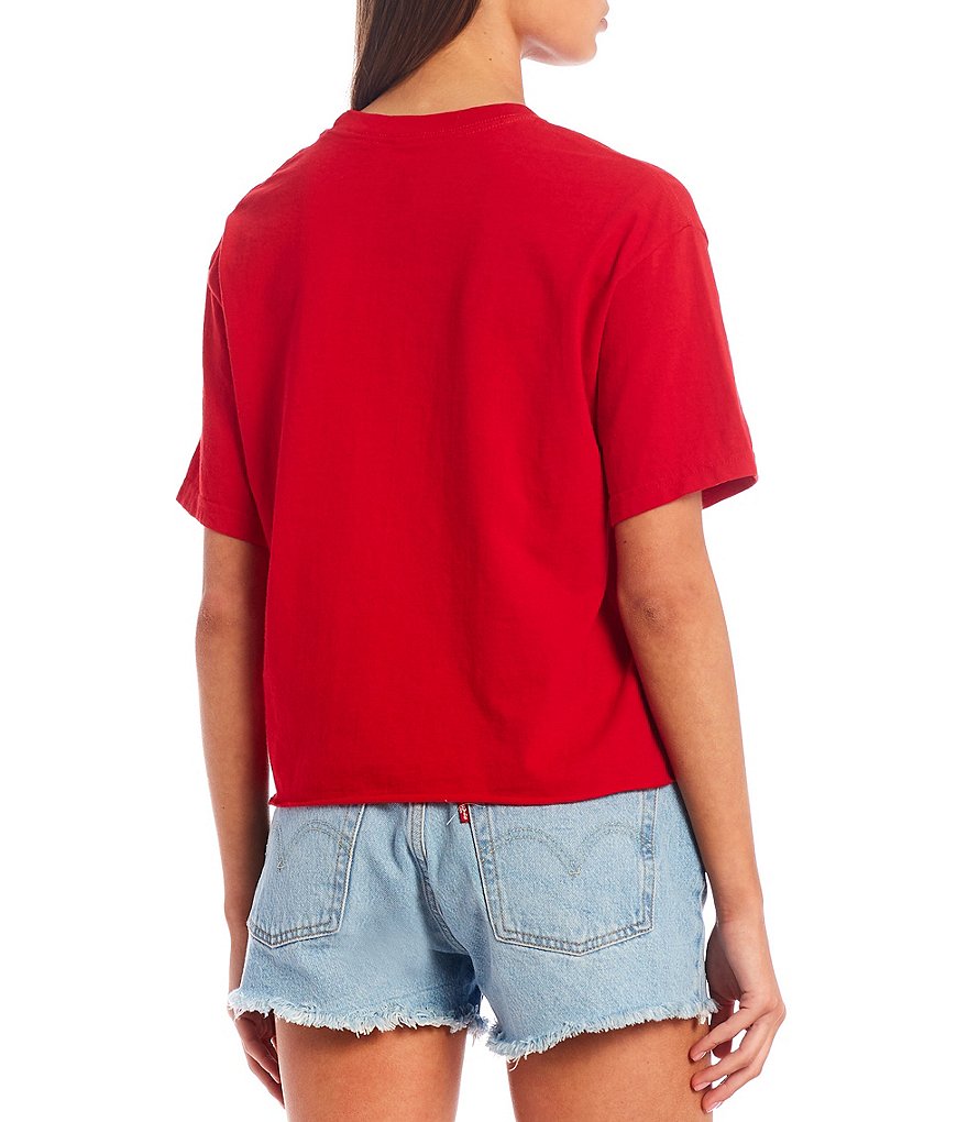 Junk Food Have A Coke Short Sleeve Cropped Graphic Tee