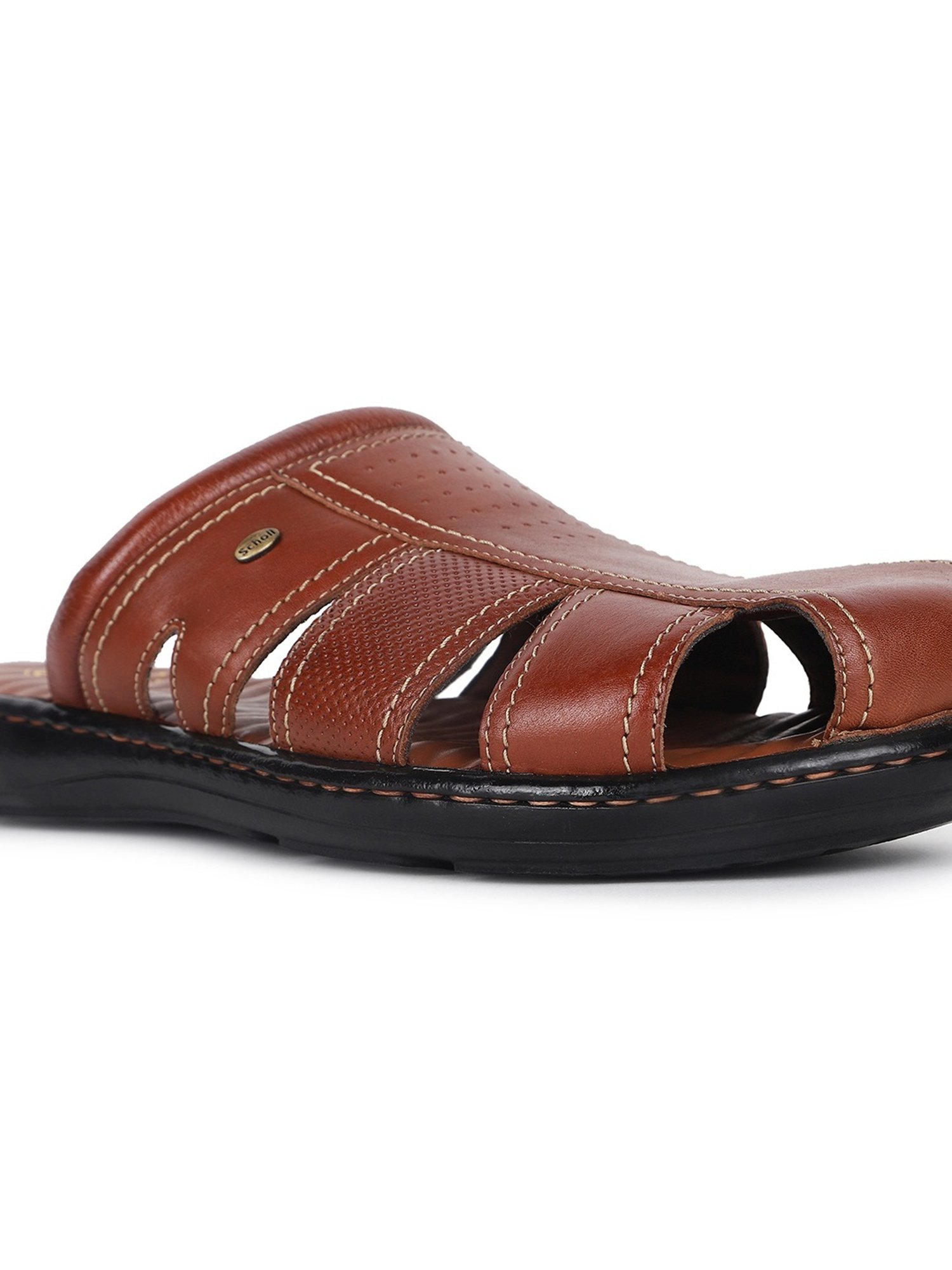 Scholl by Bata Men's JADE NEW Tan Casual Sandals