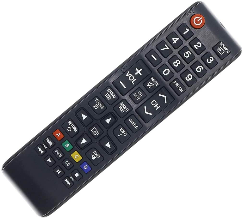 Universal Samsung TV Remote Control for All Smart HD LED LCD Samsung Televisions Models with Smart HUB Button BN59-01199F BN59-01198X BN59-01198G BN59-01302A BN59-01198C