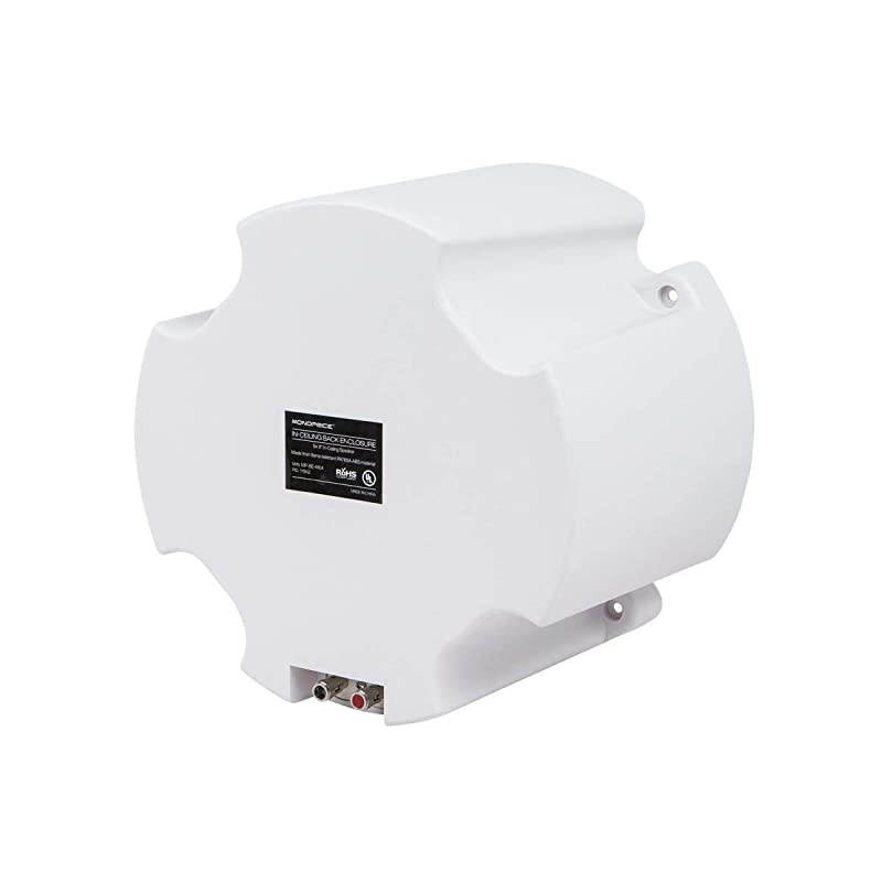 ABS Back Enclosure (Pair) for PID 4104 8 in Ceiling Speaker, White (111942)