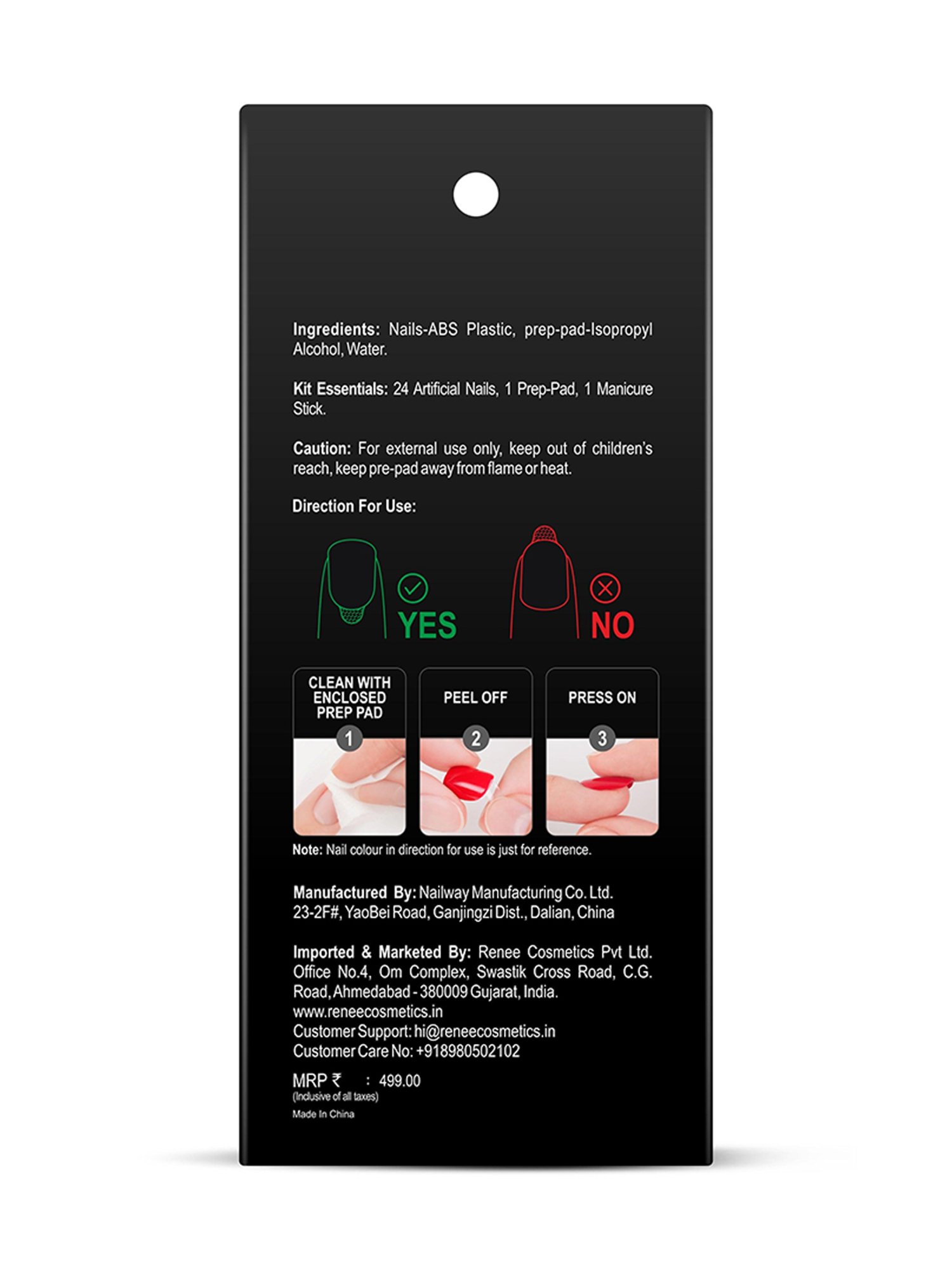 RENEE Stick On Nails Kit - MTN 01