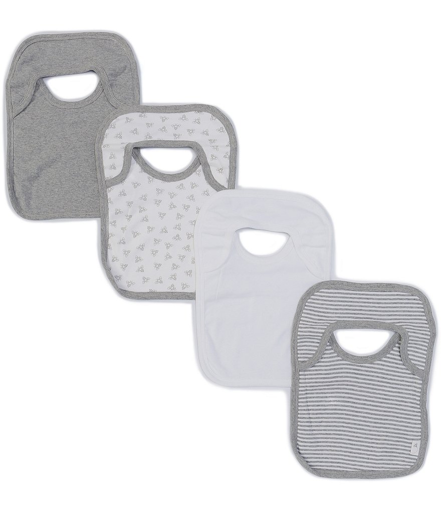 Burt's Bees Baby Variety 4-Pack Bibs