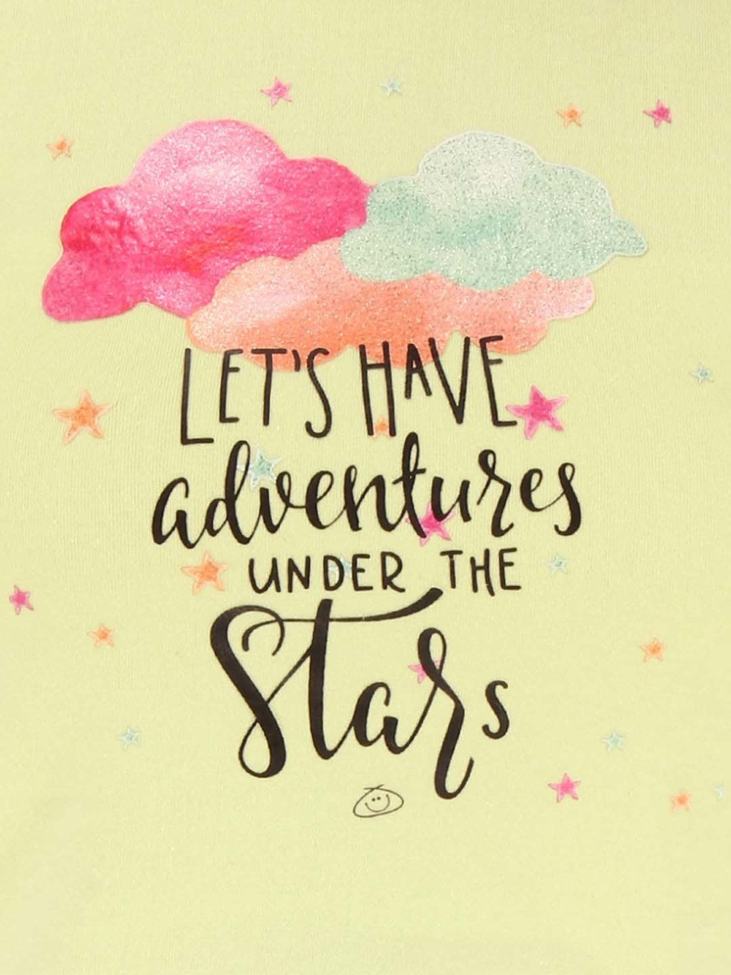 Cutecumber Kids Green Printed Top