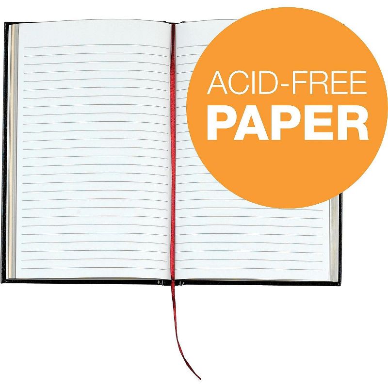 Tops Professional Journal Casebnd 80 Sheets 5"x8" Black J25558