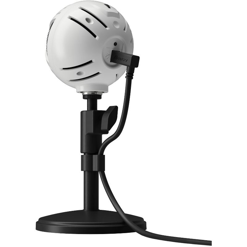 Arozzi Sfera USB Microphone for Gaming & Streaming - White (SFERA-WHITE)