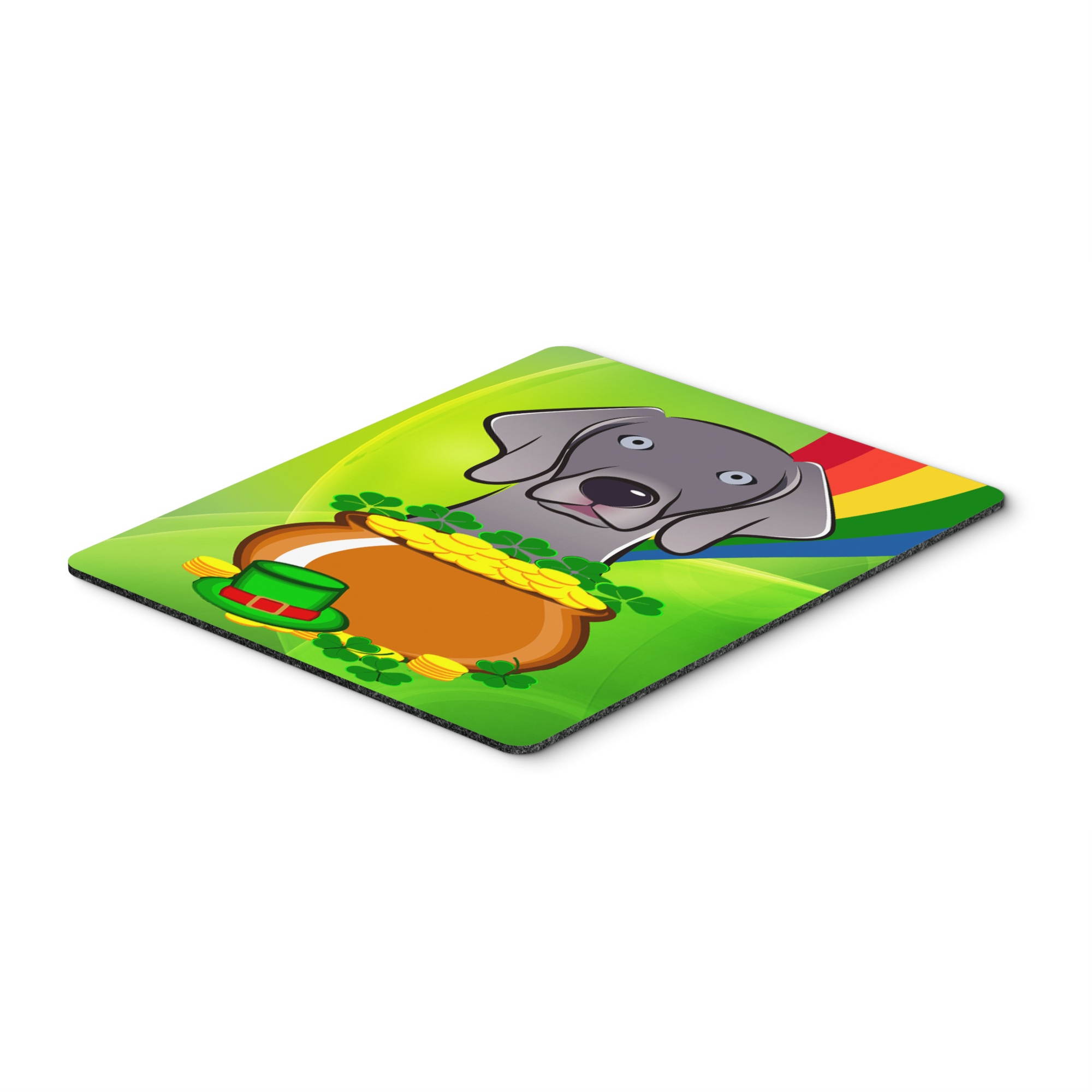 Weimaraner St. Patrick's Day Mouse Pad, Hot Pad or Trivet BB1975MP