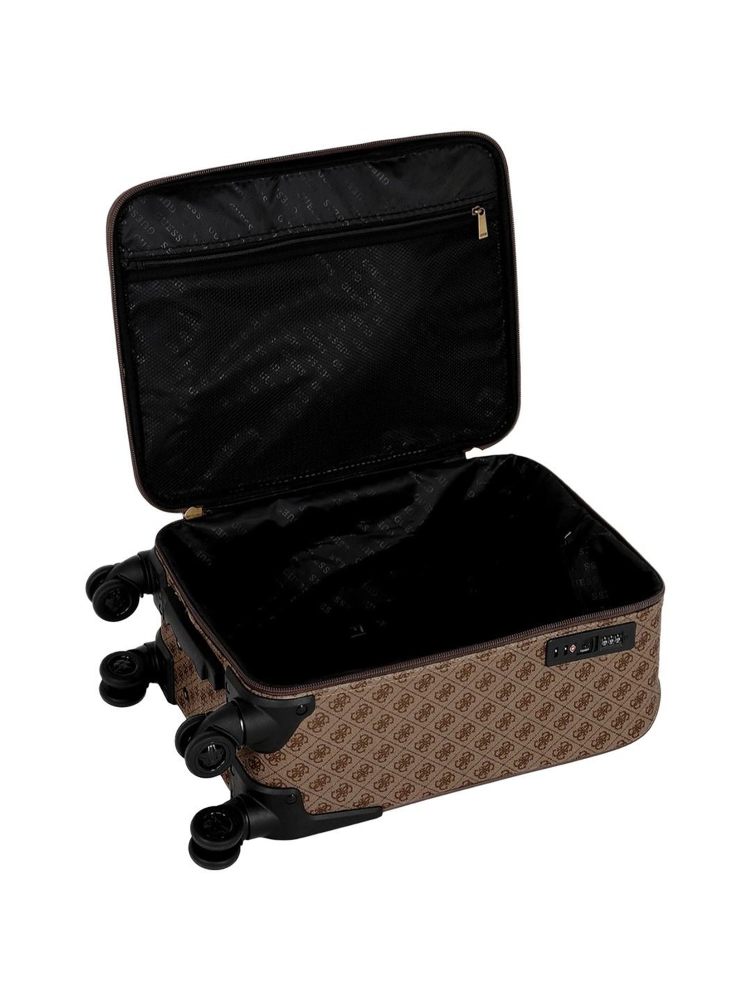 Guess Latte 8 wheels Small Soft Cabin Trolley Bag