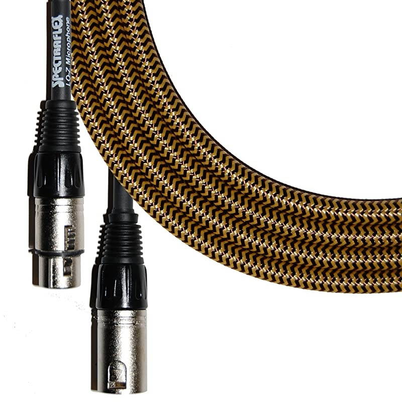 Braided Series LoZ Microphone Cable 20 Foot Tweed