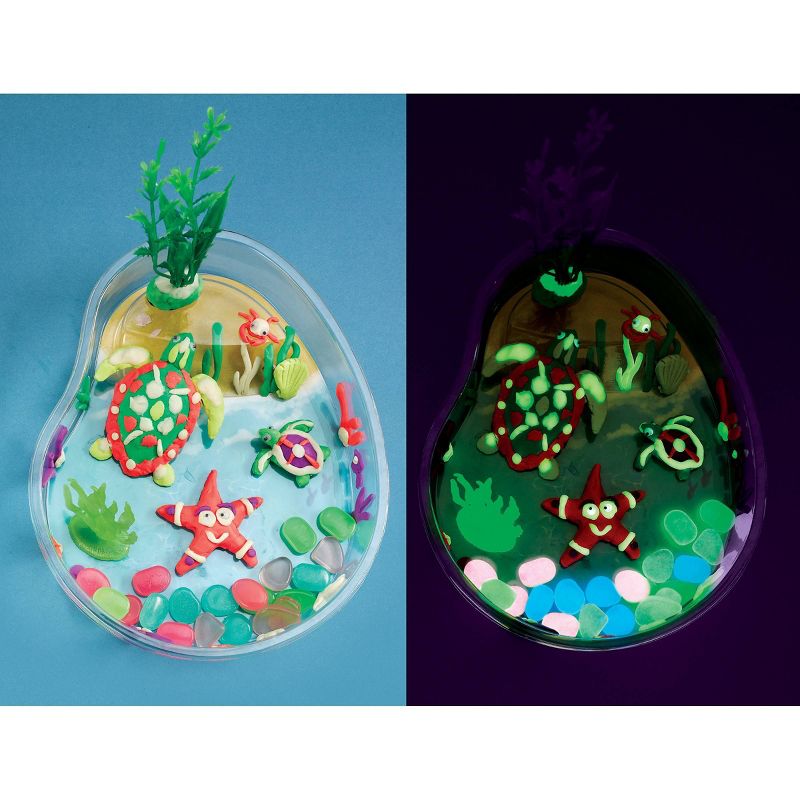 Creativity For Kids Glow In The Dark Turtle Lagoon Activity Kit