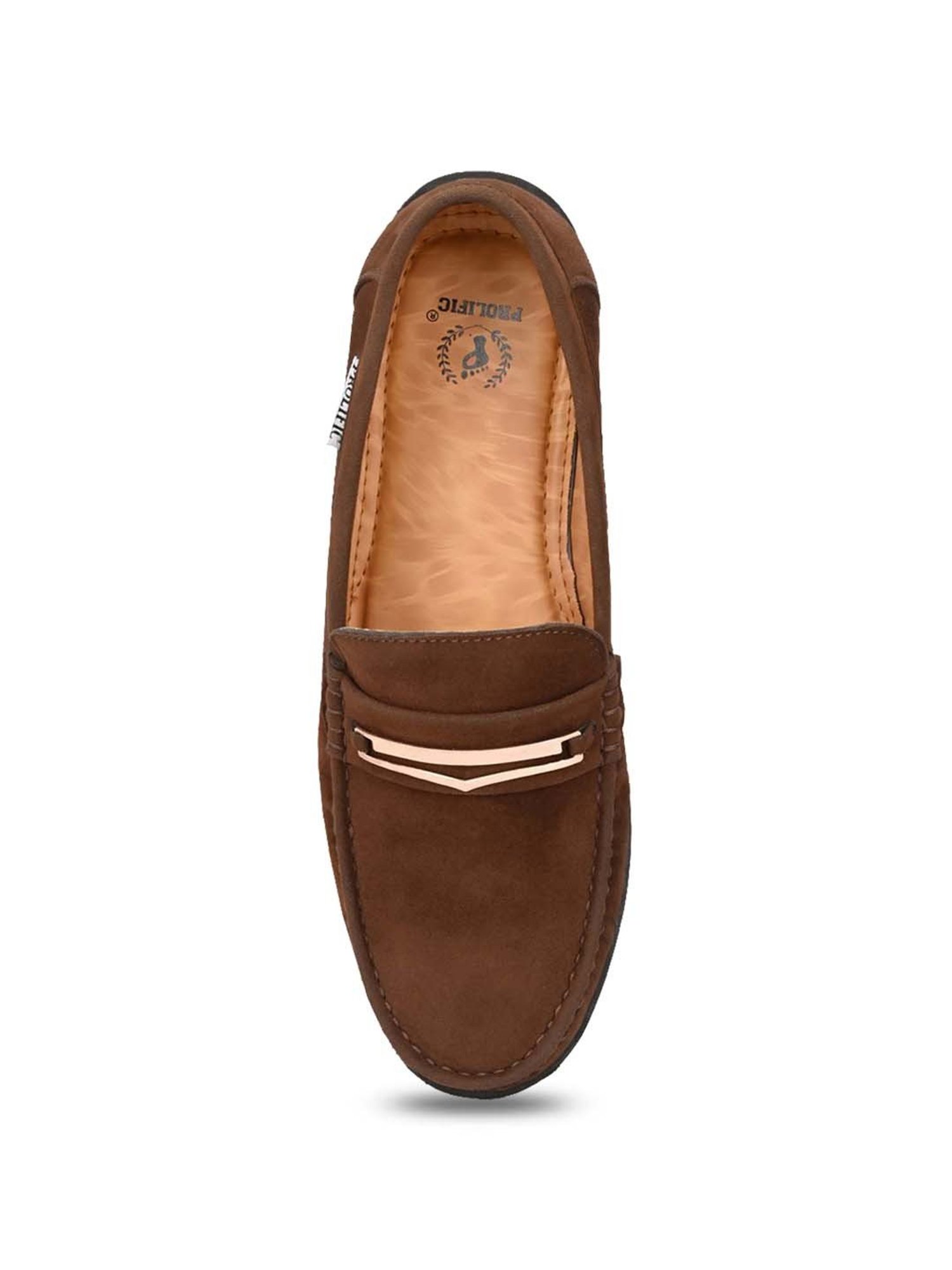 Prolific Men's Umber Brown Casual Loafers