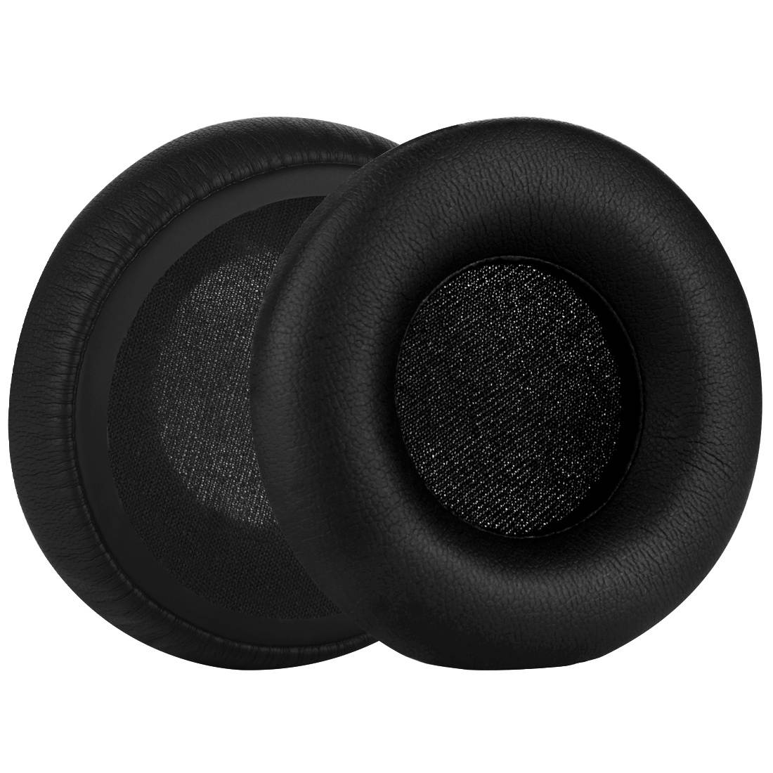 Geekria QuickFit Protein Leather Ear Pads for Monster DNA On-Ear Headphones, Replacement Ear Cushion / Ear Cups / Ear Cover, Headset Earpads Repair Parts (Black)