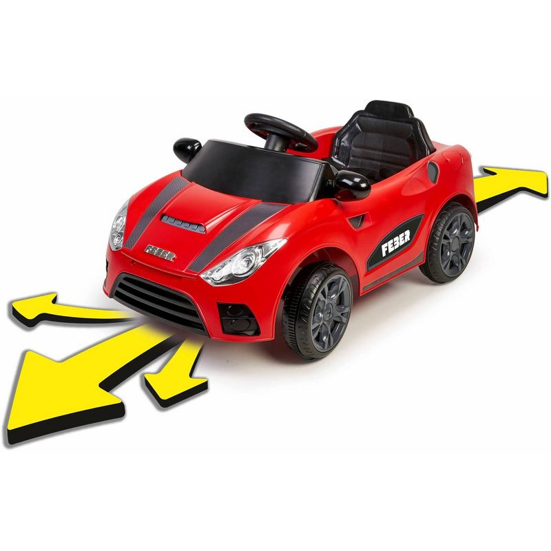 Feber 6V My Real Car 6-in-1 Breakdown Powered Ride-On - Red