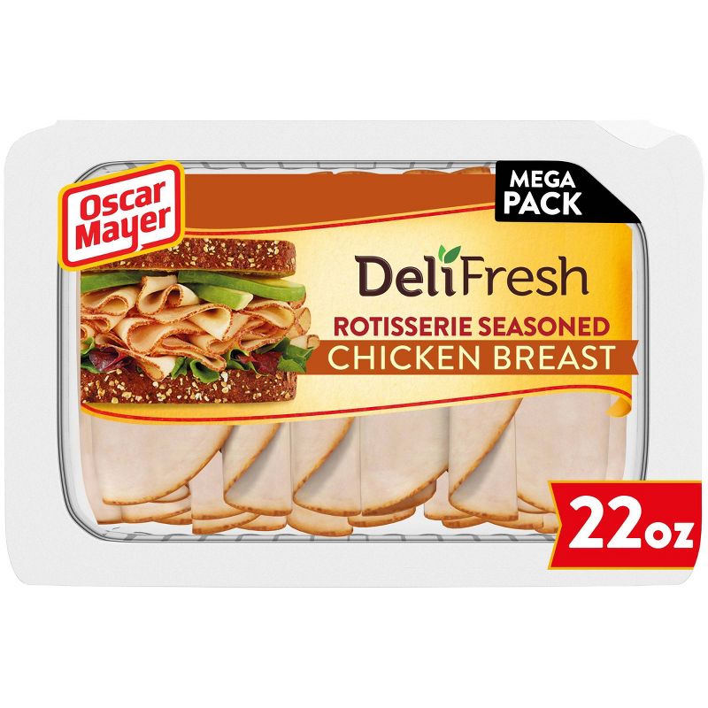 Oscar Mayer Deli Fresh Sliced Rotisserie Seasoned Chicken Breast - 22oz