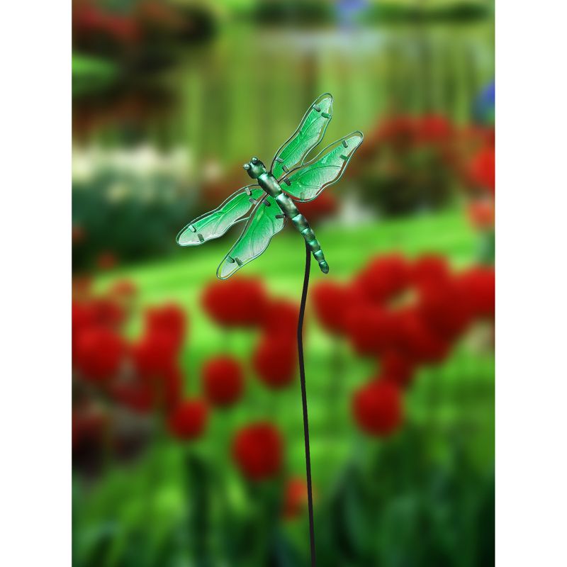 23.6" H Metal Garden Stake - Green - Creative Motion