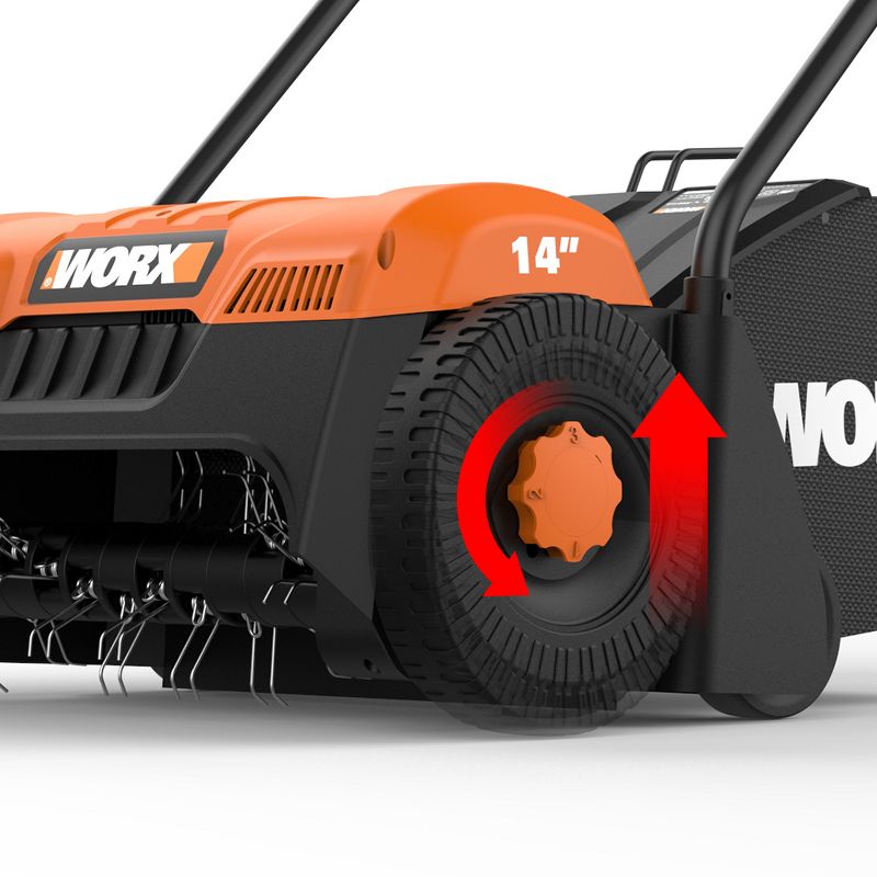 14" 120 Volts, 60Hz, 8 Amp, 960 Watts Corded Electric Lawnmower - Green - Earthwise