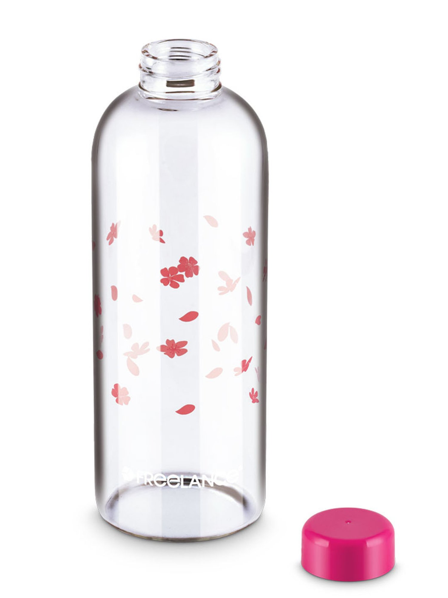 Freelance Pink Glass 1000 ml Jars and Container