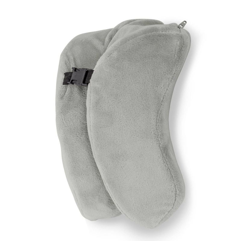 Brookstone Commuter Travel Neck Pillow - Gray