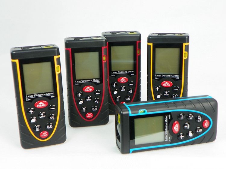 TeKit 60M hand-held High Precision Laser Distance Meter Measurer Diastimeter(0.2m-60m)