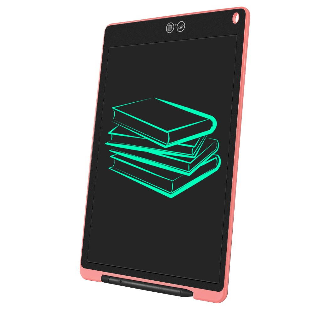 12 inch LCD Writing Tablet Highlighting LCD Children's Graffiti Board Electronic Hand-painted Board Light Energy Small Blackboard Blue