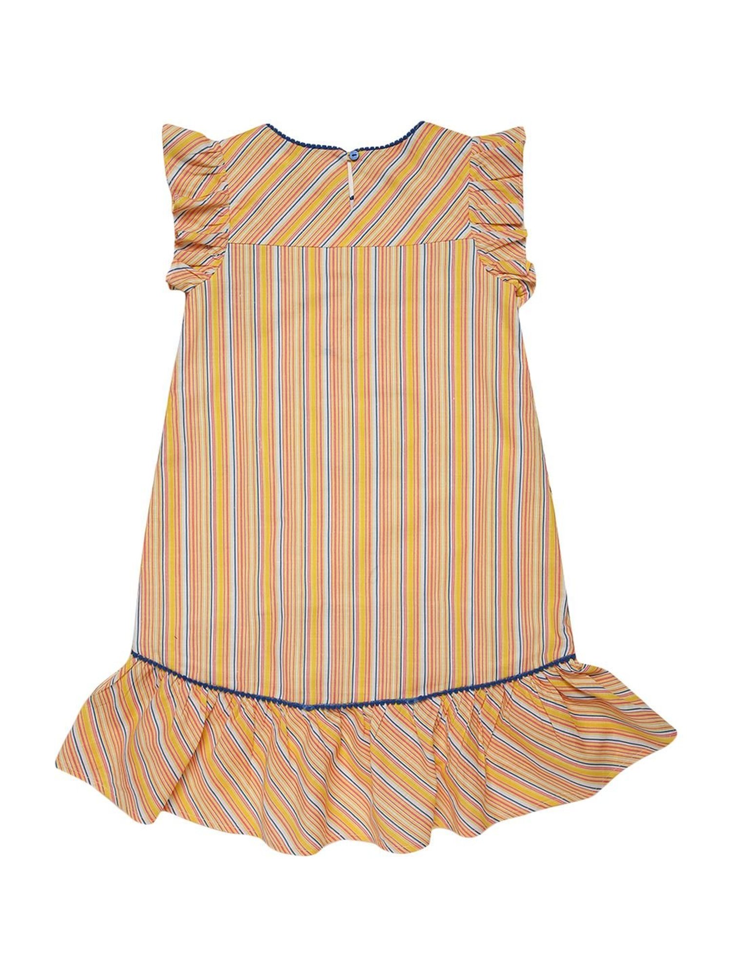 Elle Kids Multicolor Cotton Printed Dress