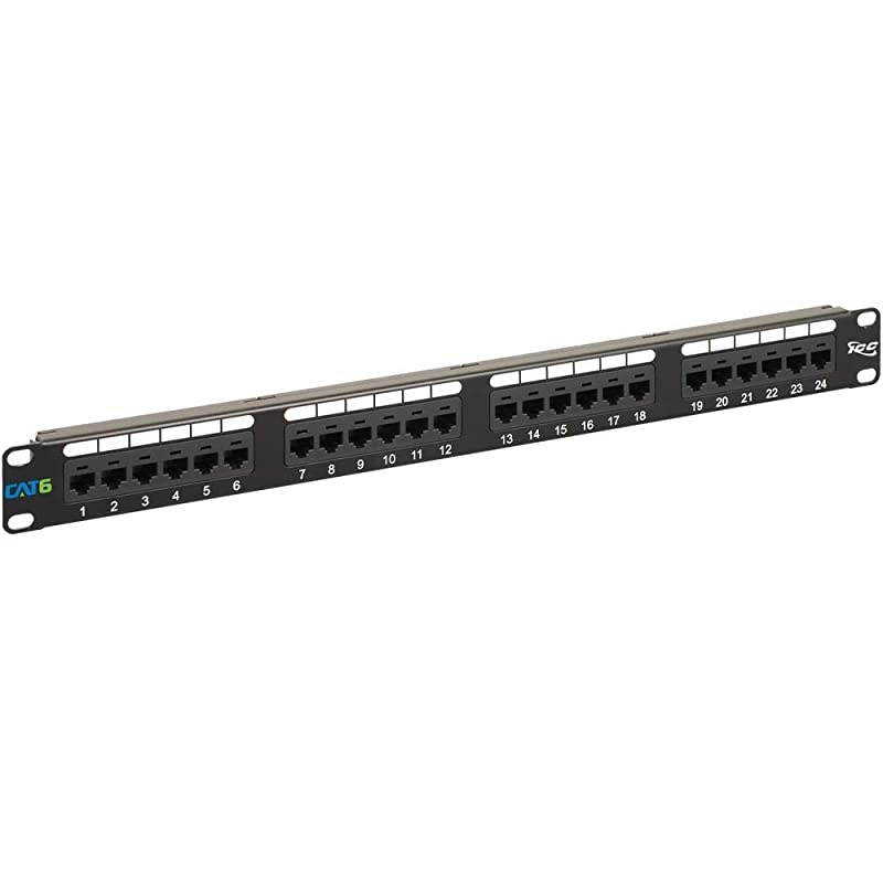 CAT6 Patch Panel with 24 Ports and 1 RMS