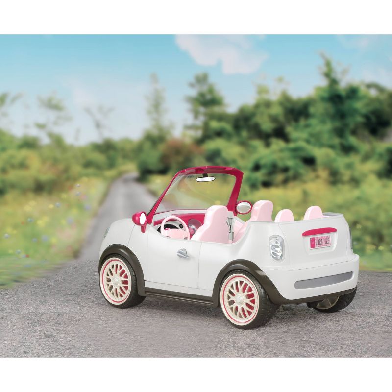 Lori Dolls Go Everywhere! Convertible Car for 6-inch Mini Dolls - Silver