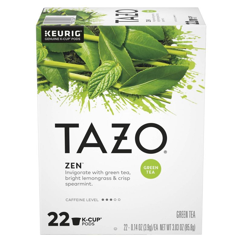 Tazo Zen Tea - Green Tea Keurig K-Cup Pods - 22ct